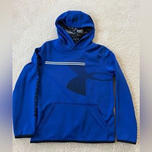 Under Armour Cold Gear Boy's Pull Over Hoodie Size Youth Large